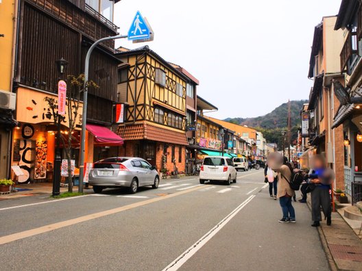 城崎温泉の町並み