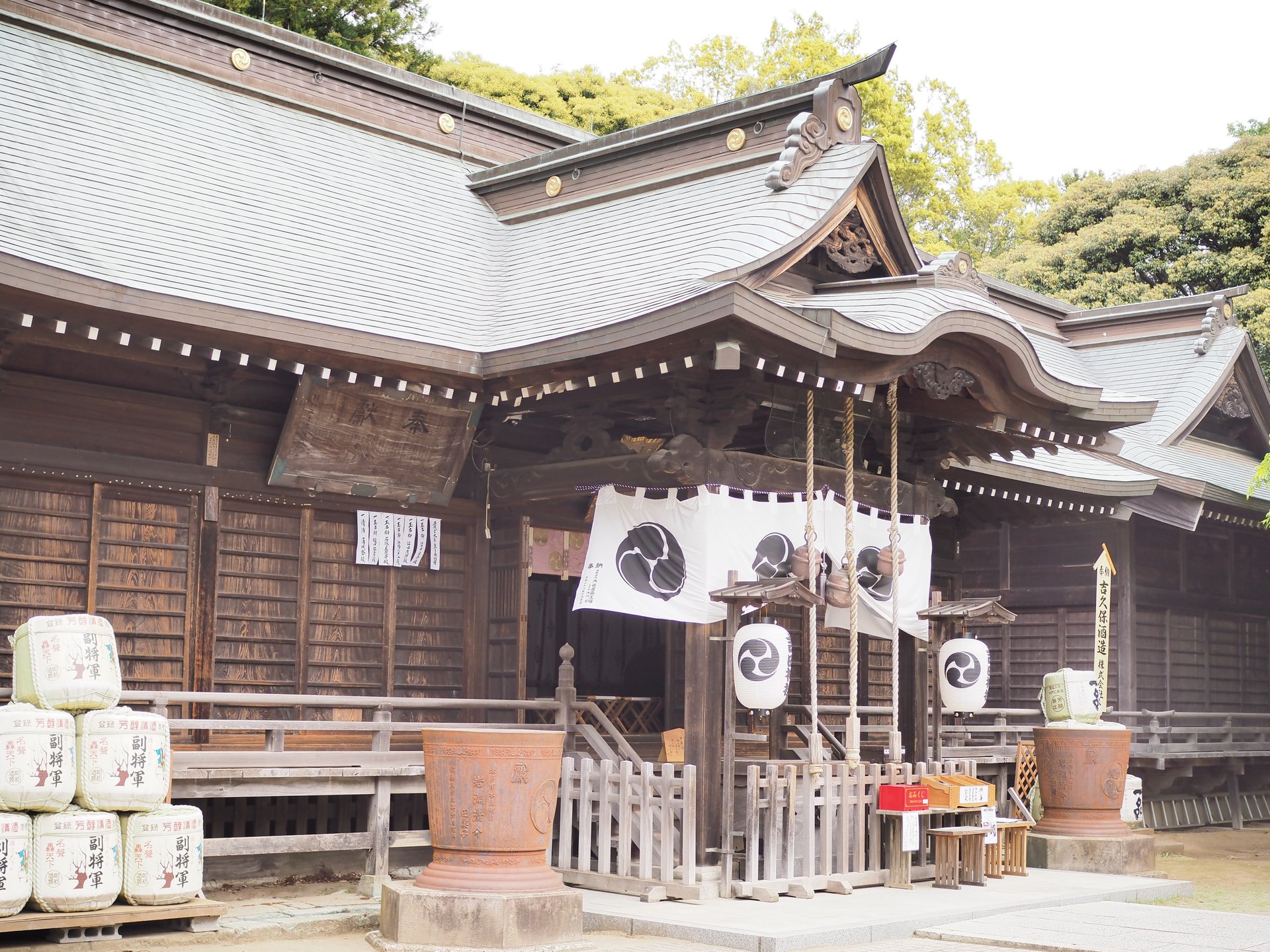 【茨城・水戸】境内のしだれ桜が見事です！水戸市内の由緒ある神社、吉田神社♪