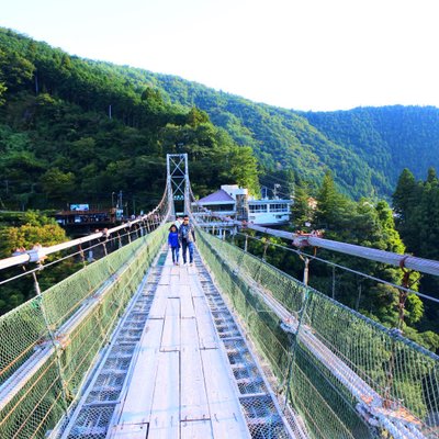 谷瀬の吊り橋