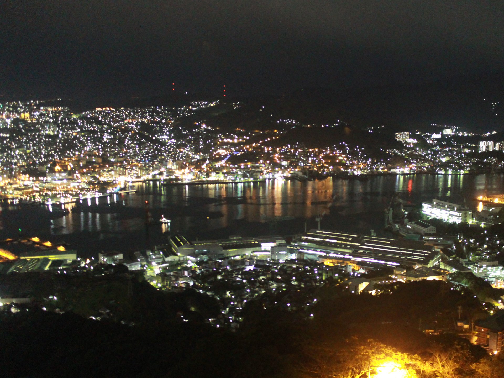 世界新三大夜景　稲佐山から長崎の１０００万ドルの夜景を見る【長崎ロープウェイ、夜景見学ツアー】