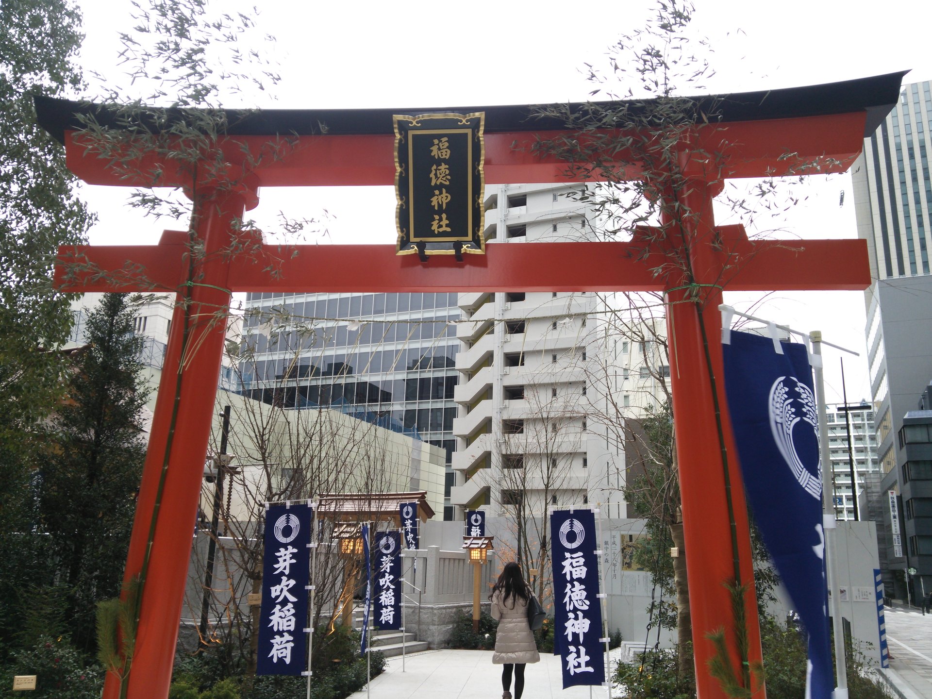 徳川将軍も参拝！初詣は日本橋の福徳神社で！