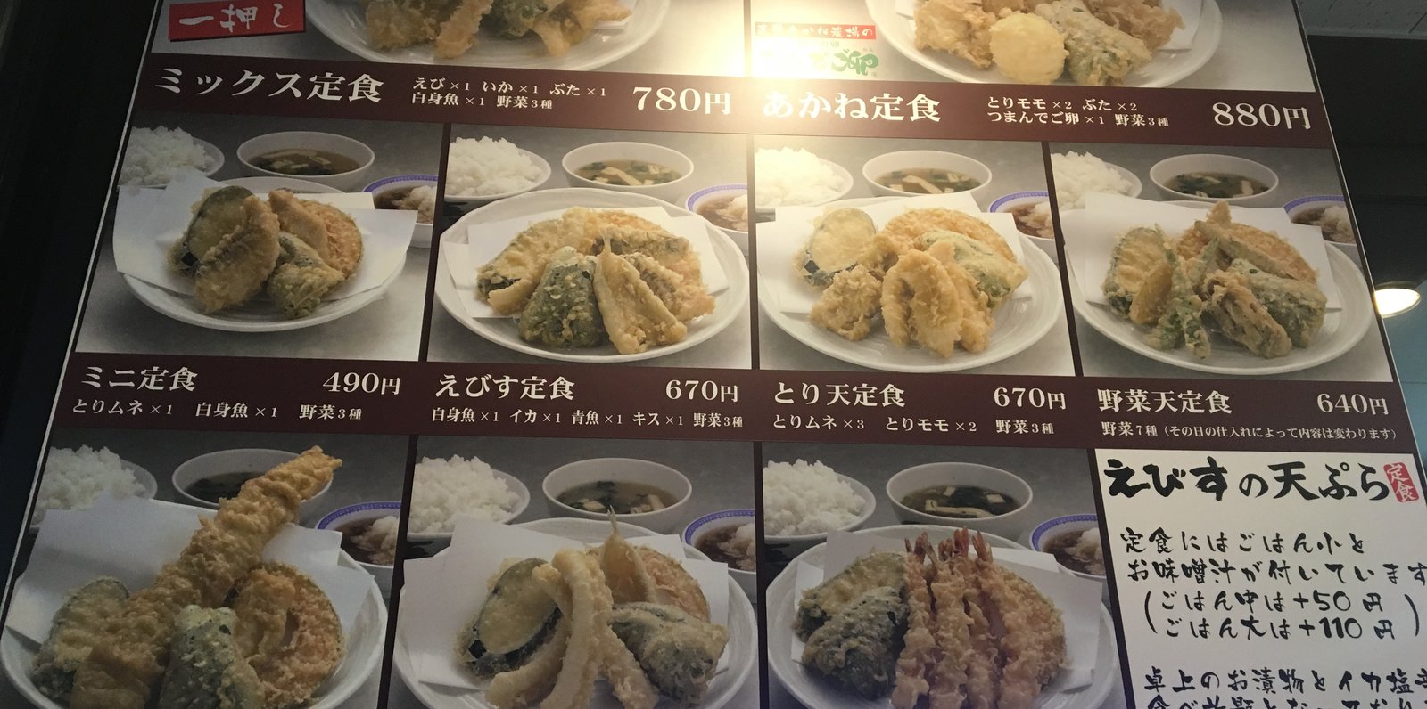 天ぷら えびす食堂 波多江店