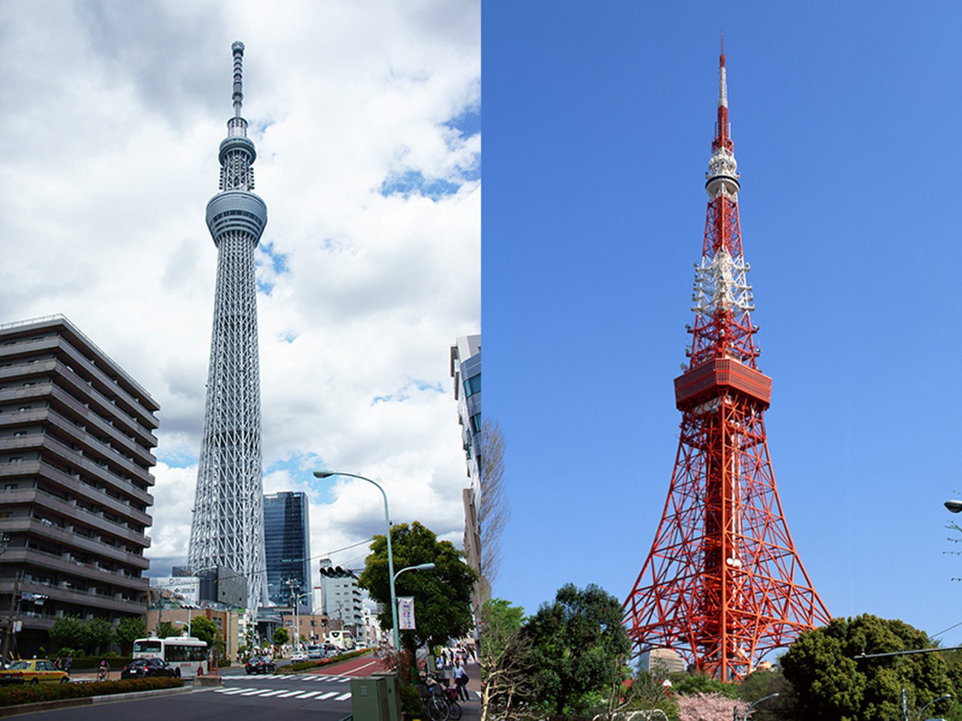 【東京タワーv.s.東京スカイツリー】新旧タワーを徹底比較！真の日本のシンボルとなるのはどっちだ！？