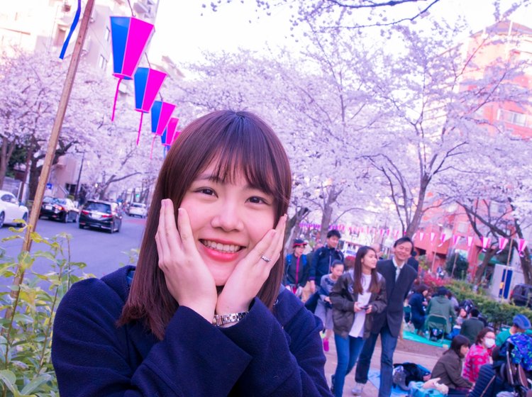 東京に桜の絶景 播磨坂さくら並木 は花見の穴場 カフェで桜を見ながらケーキも Playlife プレイライフ