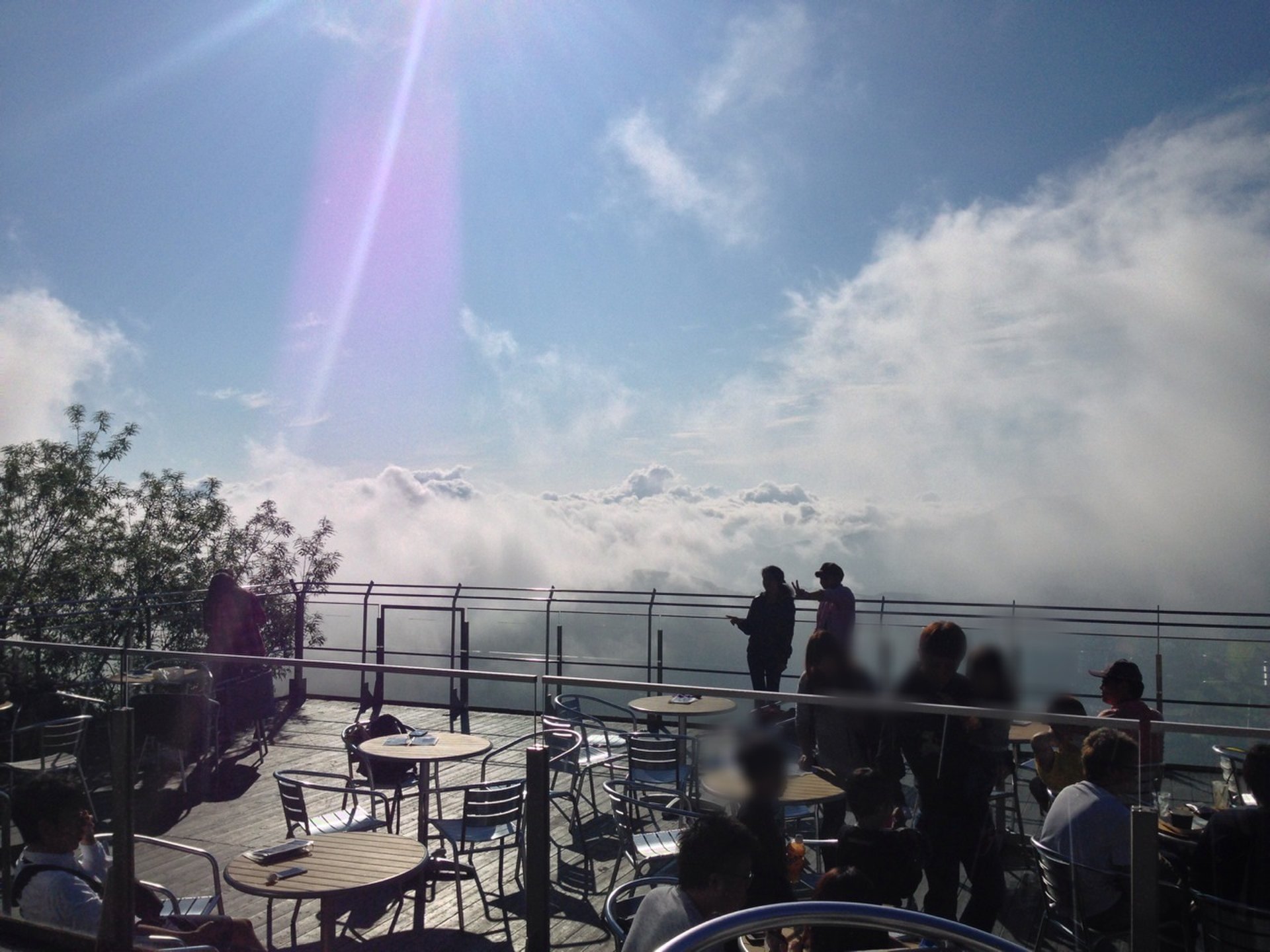 【トマム】憧れの雲海テラスで、雲海と山々の絶景を楽しむ♪雲を眺めて、てんぼうかふぇでコーヒーを♪