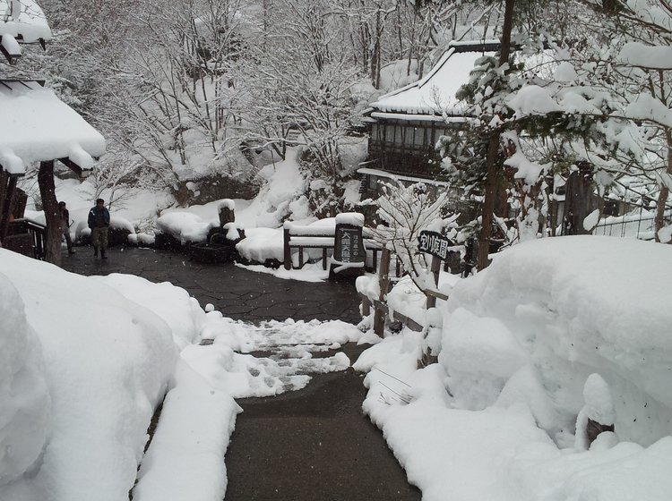 群馬県の混浴露天風呂 宝川温泉 汪泉閣 東京から2時間 雪の中の露天風呂と蕎麦 Playlife プレイライフ