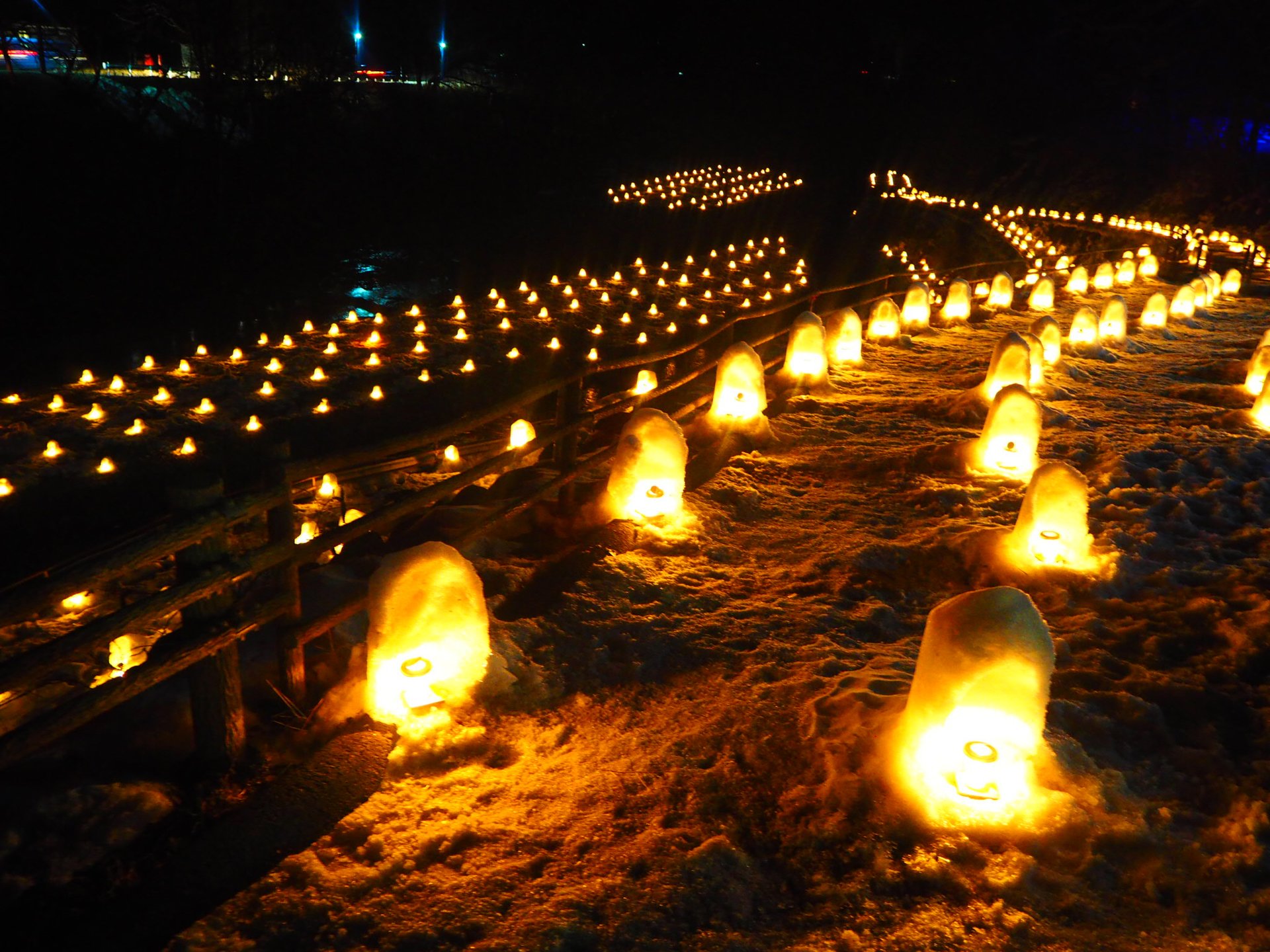 湯西川温泉 かまくら祭 沢口河川敷会場