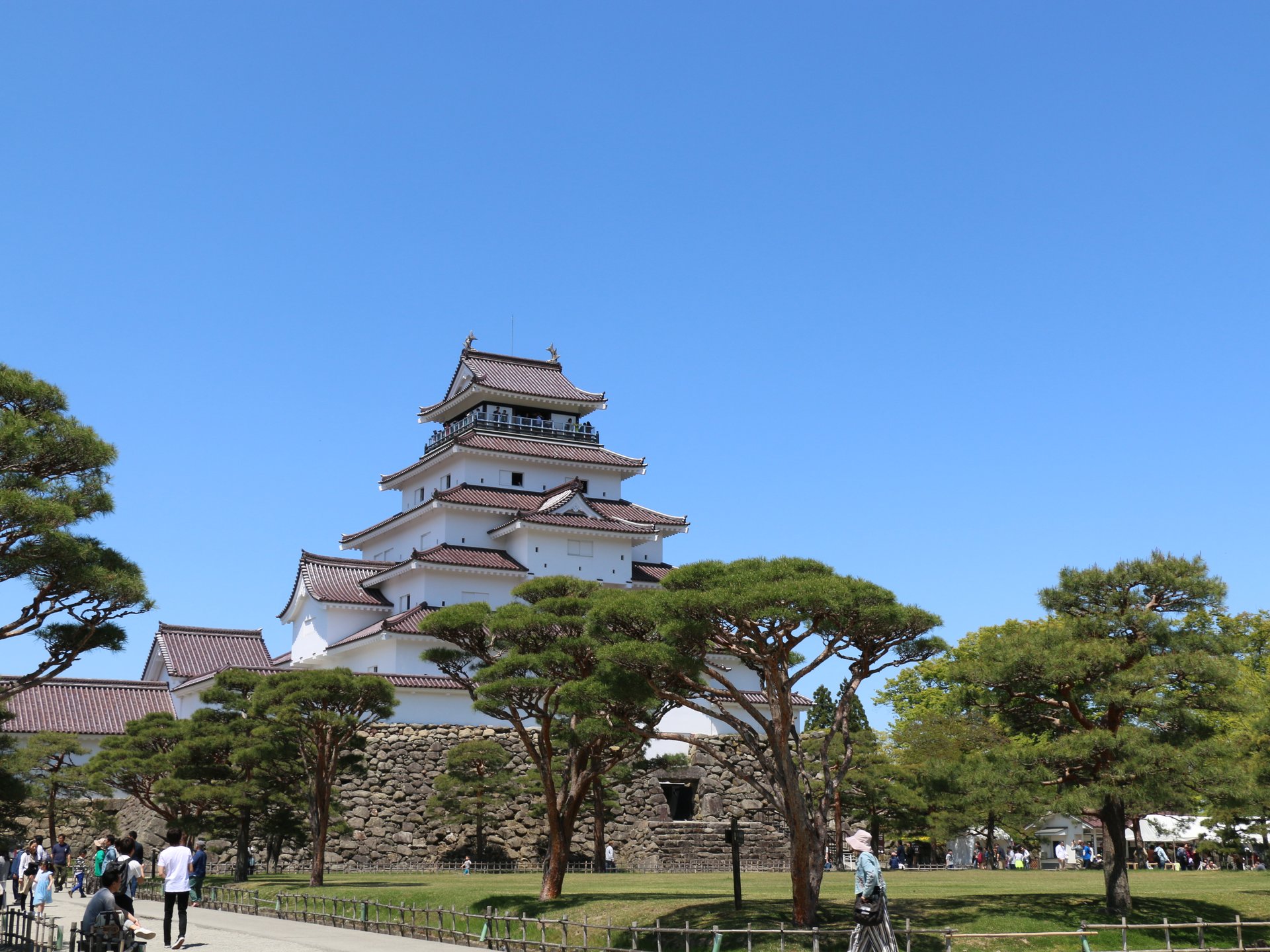 福島観光の定番！赤瓦の名城「鶴ヶ城」はやっぱりとても美しかった♡