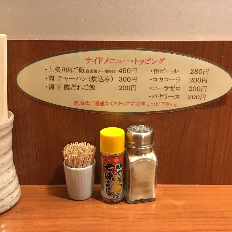 【閉店】東京の中華そば ちよがみ