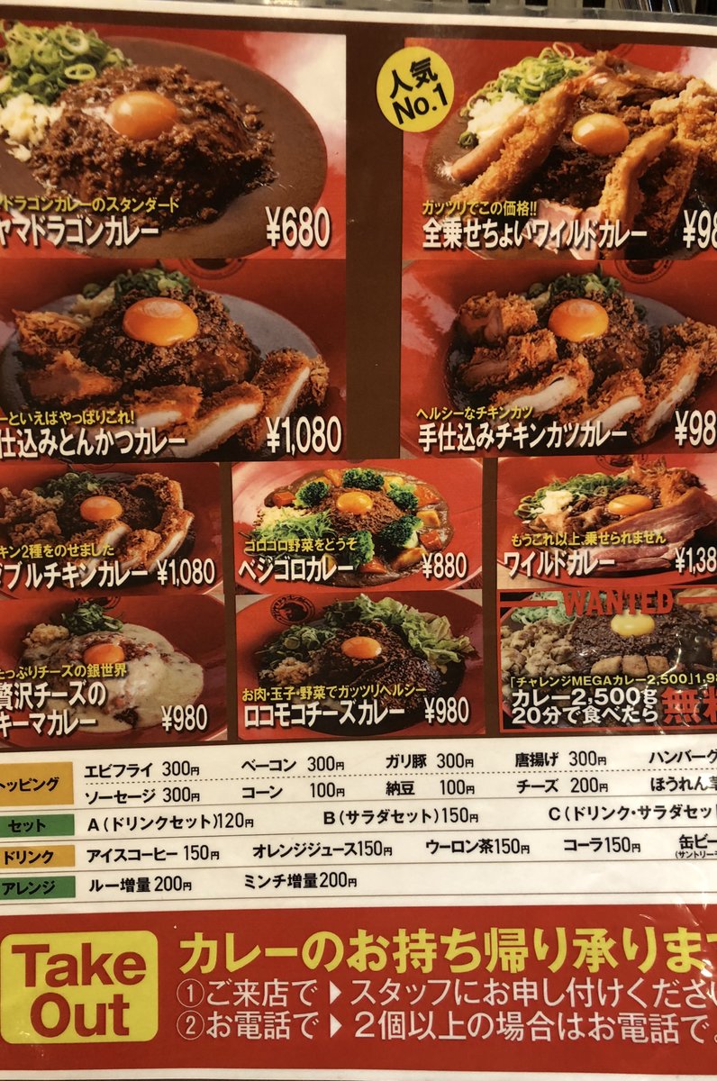 フジヤマドラゴンカレー 秋葉原店