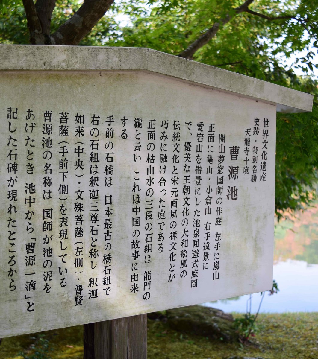 天龍寺 曹源池庭園