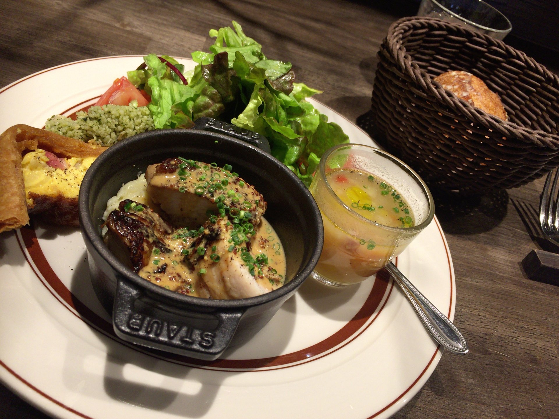 【上本町ランチ】女子会ランチや一人ランチにおすすめ！アヴォロンテのプレートランチがお得♡