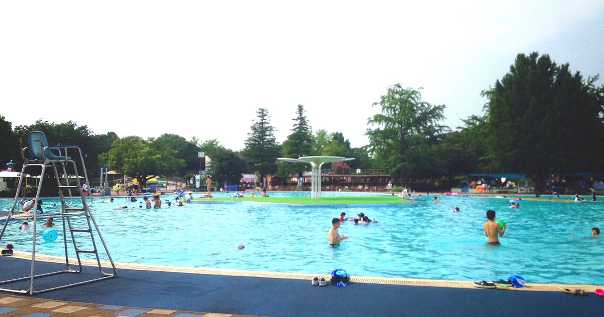 推薦15年夏天 藍在昭和紀念公園游泳池春天享受 價格便宜但很棒的好地方熱門景點 Playlife 玩生活