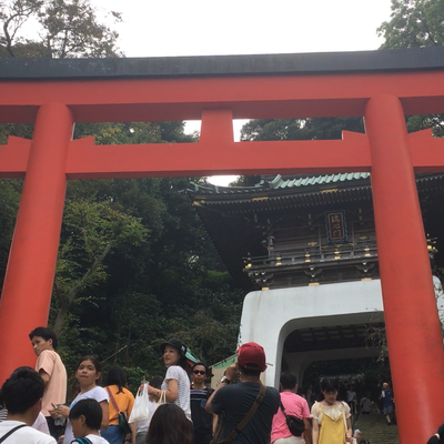 江島神社 奥津宮 亀石