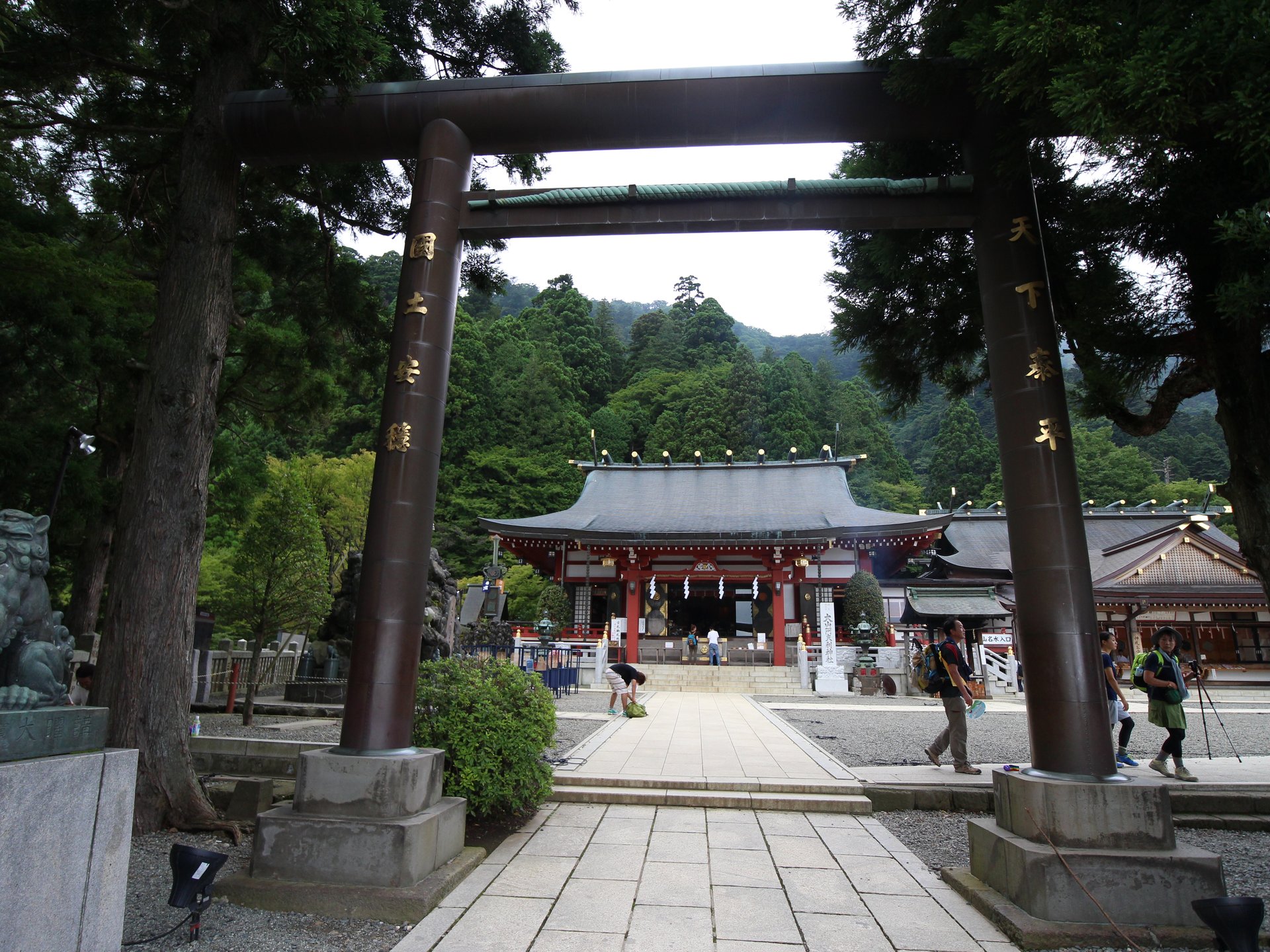 大山阿夫利神社下社拝殿