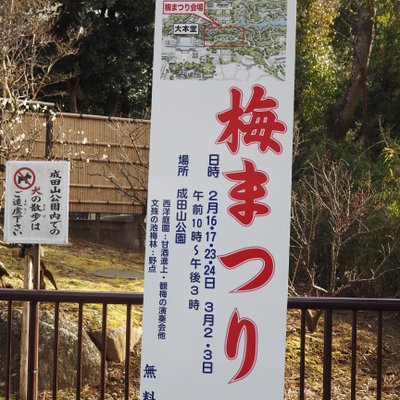 成田山公園内梅林