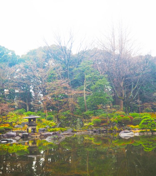 旧古河庭園・日本庭園内 茶室