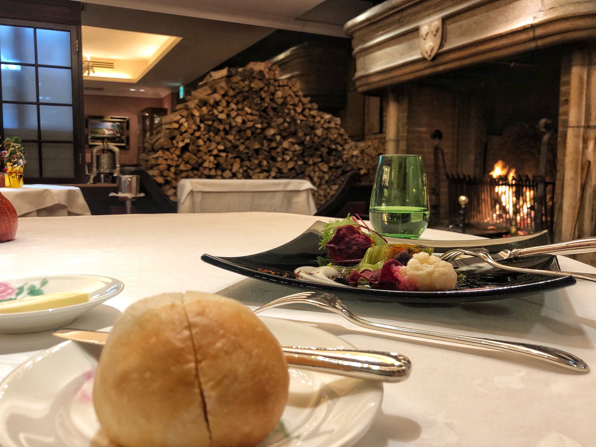 代官山デート「パッション」暖炉のあるレストランで贅沢ランチ