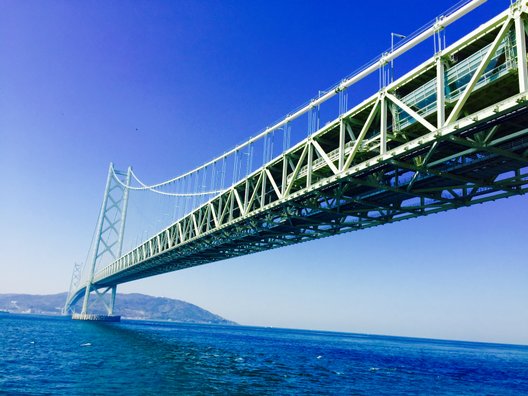 明石海峡大橋 (本州 舞子浜側)