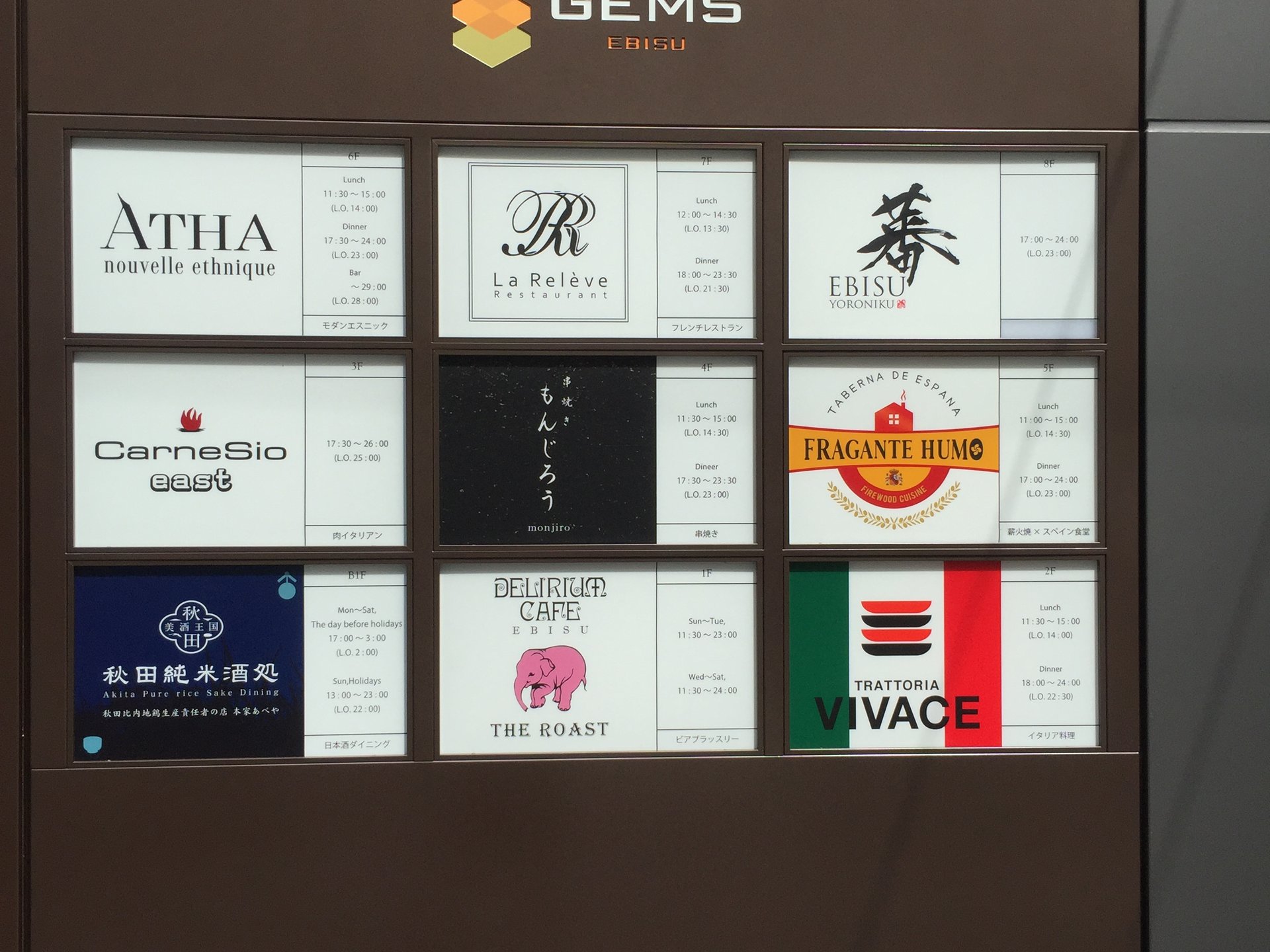 GEMSビルシリーズ第5弾‼︎飲食店舗9店舗！恵比寿にオープン！