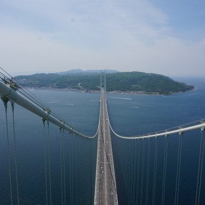 明石海峡大橋 (本州 舞子浜側)