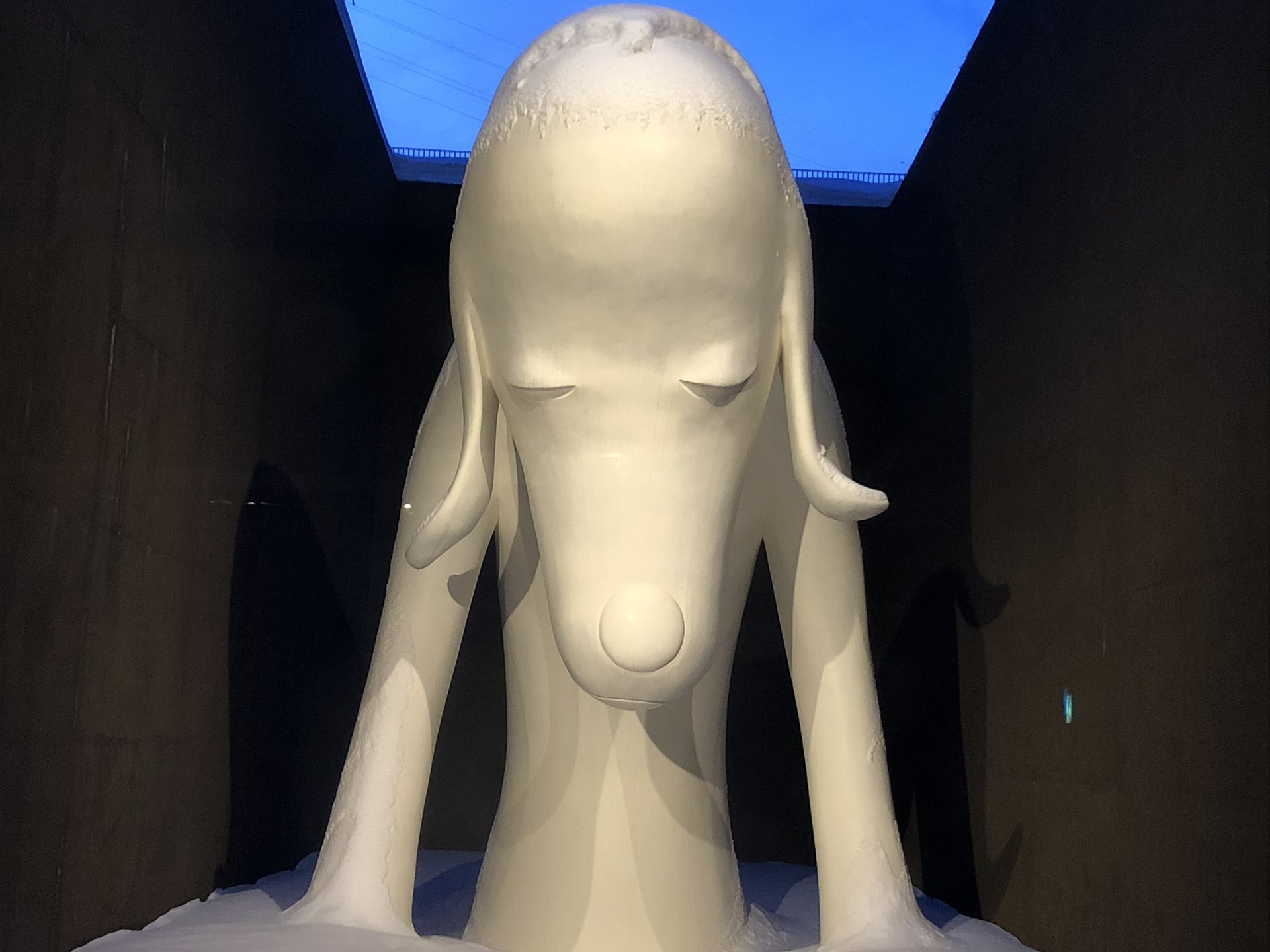 【戌年】巨大なオブジェのあおもり犬が人気の雪の中の美術館「青森県立美術館」へお出かけしませんか？