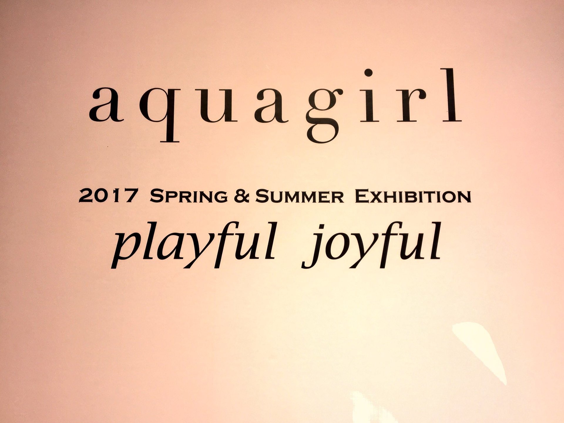 アパレルではもう春夏物♡aquagirl2017S/S 展示会で来年の春夏物をチェック！