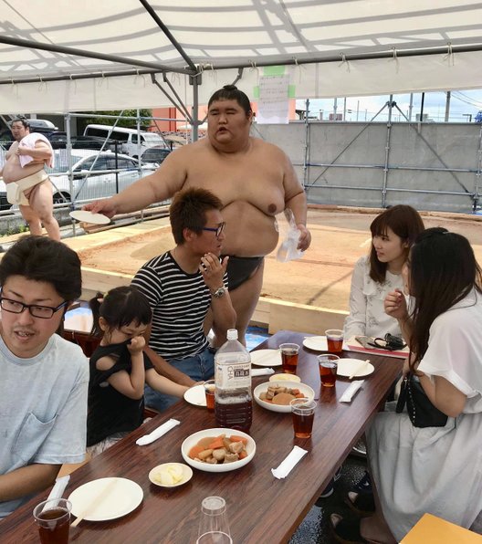 木瀬部屋（名古屋場所 稽古場）