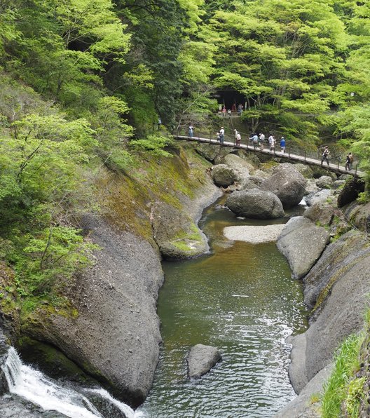 袋田の滝 滝見台