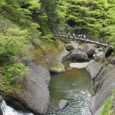 袋田の滝 滝見台