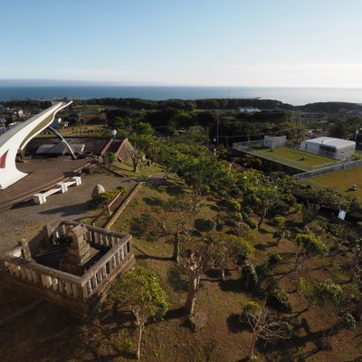 地球の丸く見える丘展望館