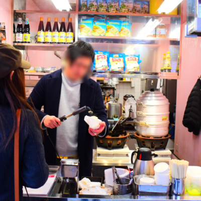 生タピオカ生地の豚まん専門店 ハイチャム アメリカ村店