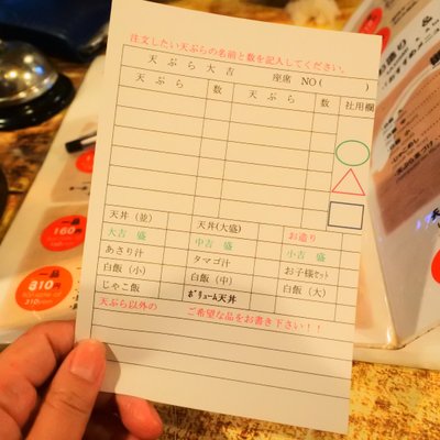 天ぷら 大吉 なんば店