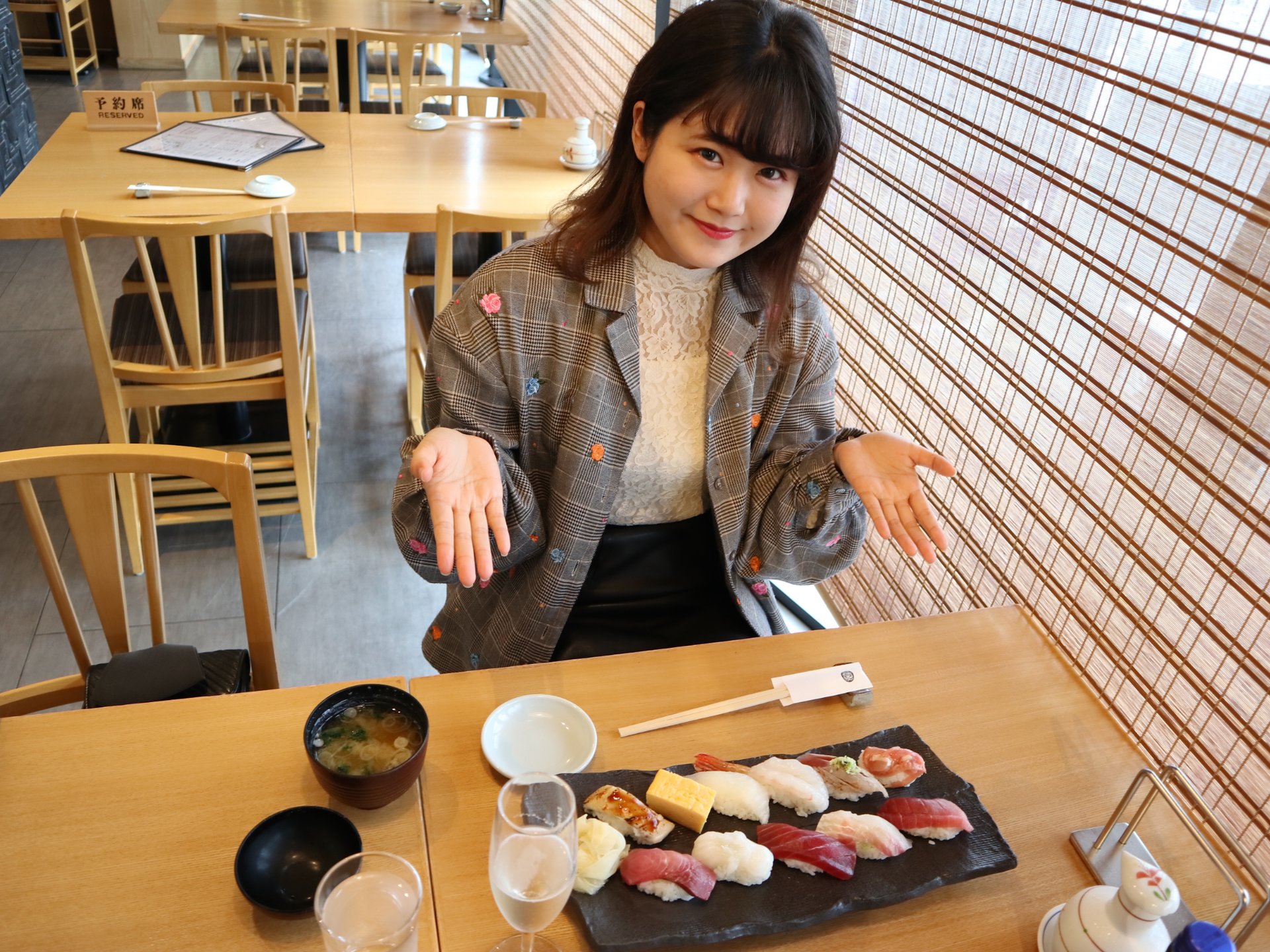 銀座でお寿司ランチデート♡「魚河岸 次郎松」は、ドリンクがついて2,140円！