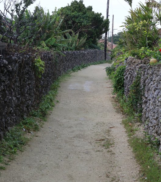 竹富島の町並み