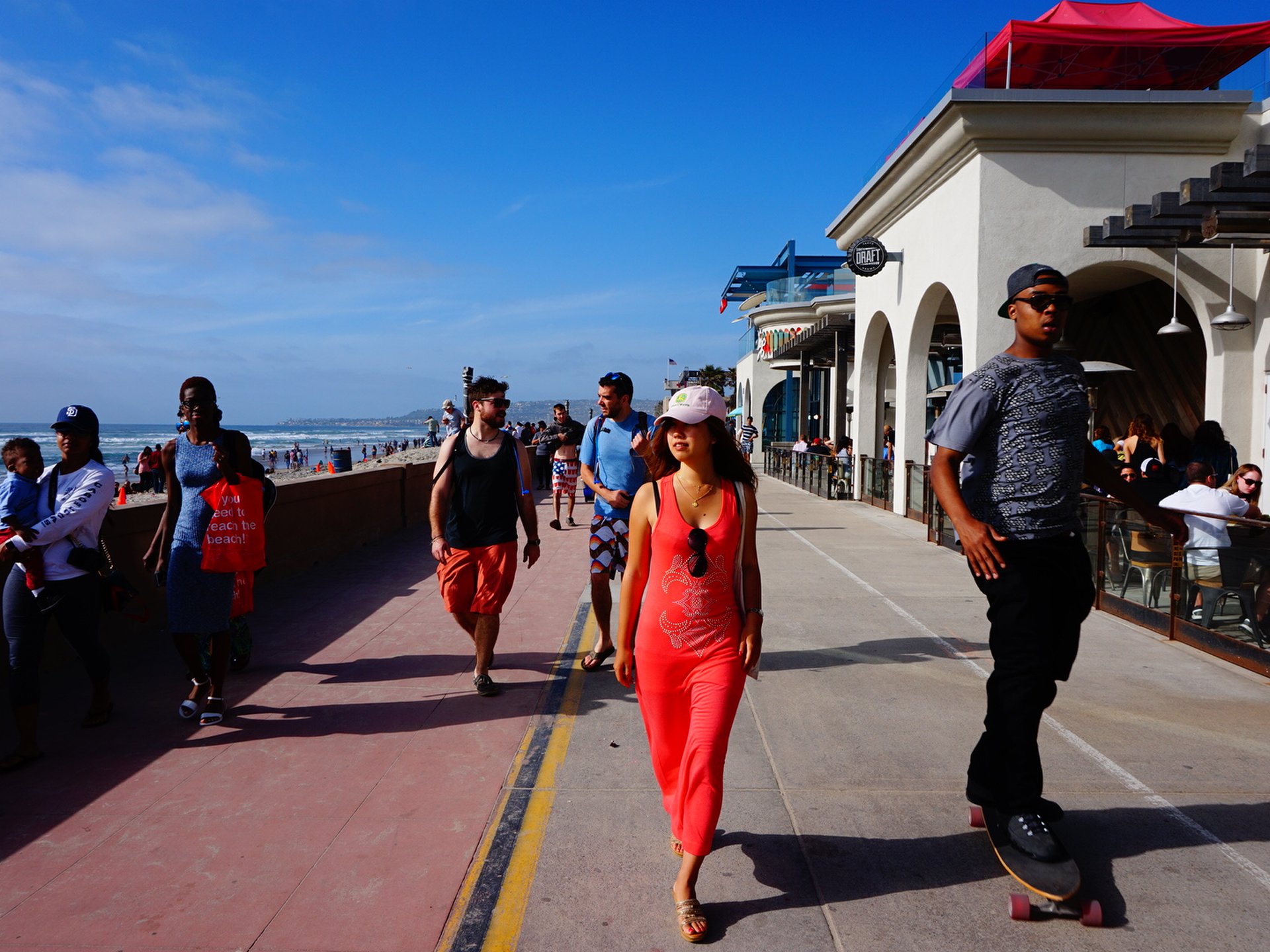 【サンディエゴ旅行】デートやファミリーにおすすめのミッションビーチ。 カフェや遊園地つき！ 