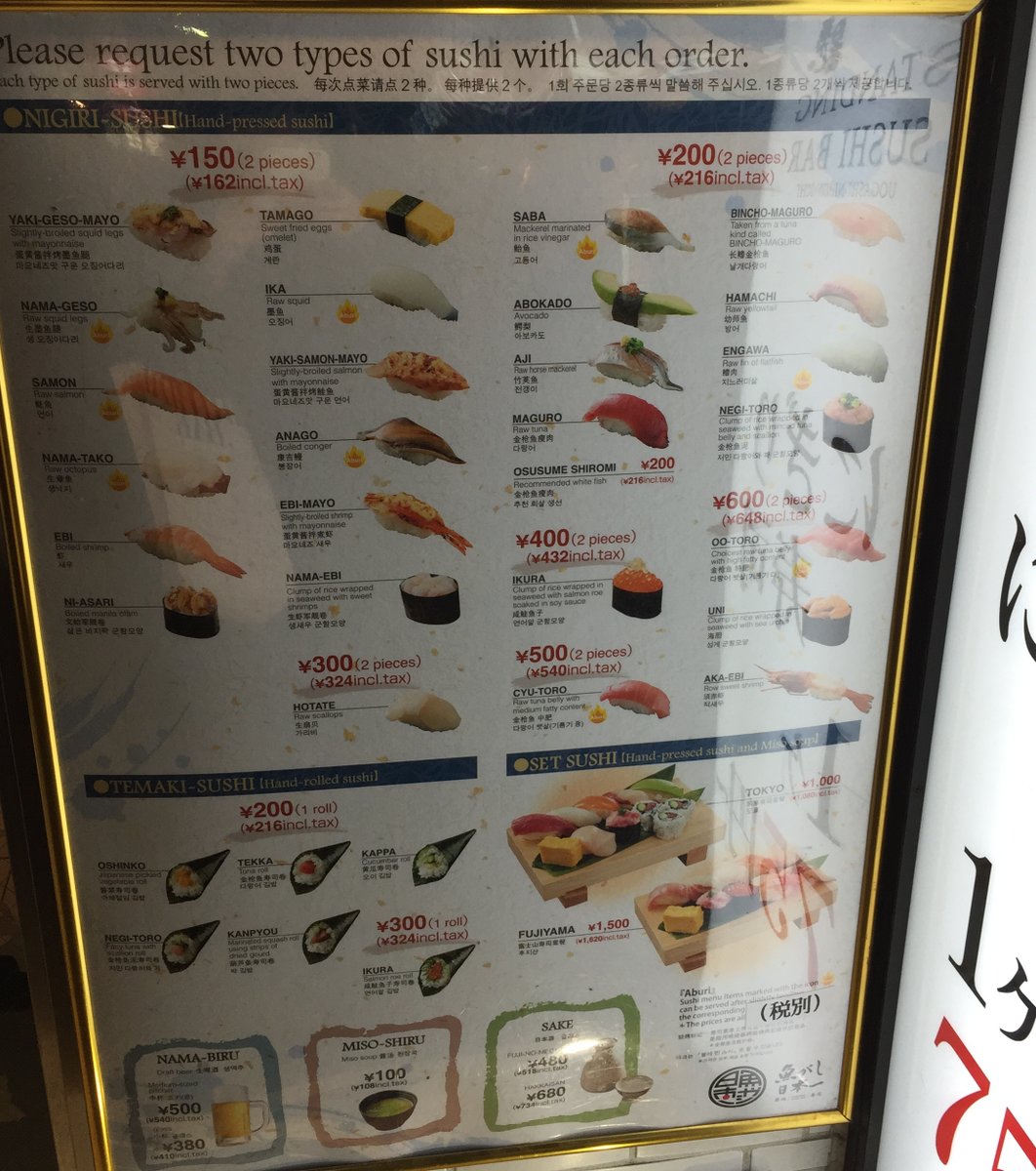 魚がし日本一 立喰寿司 渋谷センター街店
